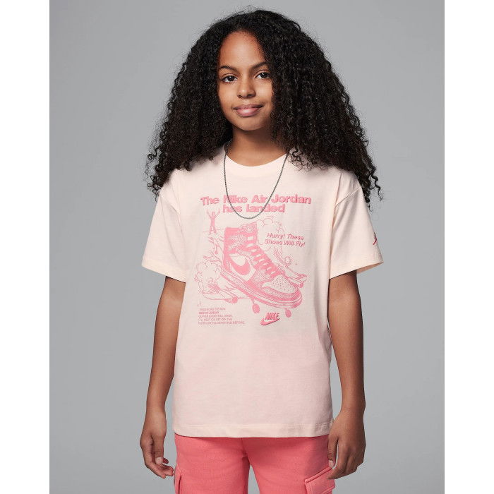 T-shirt Jordan Kids Graphic Guava Ice