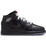 Color Noir du produit Air Jordan 1 Mid Black Metallic Reimagined Enfants GS