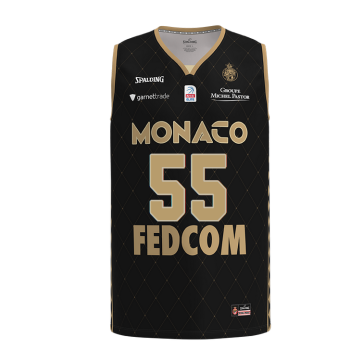 Maillot Spalding AS Monaco Tank Top LNB Black | Spalding