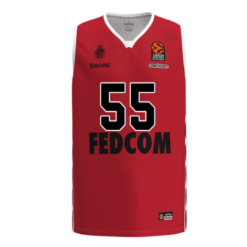 Maillot Spalding AS Monaco Tank Top LNB Red | Spalding