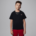 Color Schwarz des Produkts T-Shirt Jordan AJ1 Patch SS Tee Kinder
