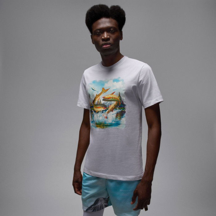 T-shirt Jordan Luka 4 Gone Fishing White