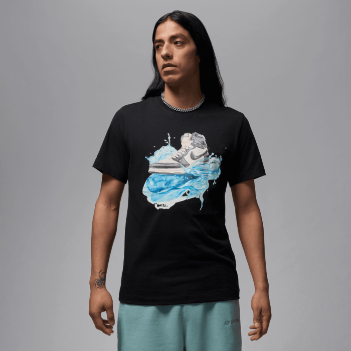 T-shirt Jordan Flight Essentials AJ 1 Black/White