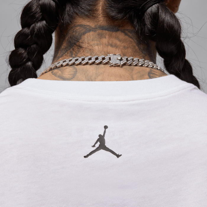 T-shirt Jordan Flight Essentials Aj1 white/black