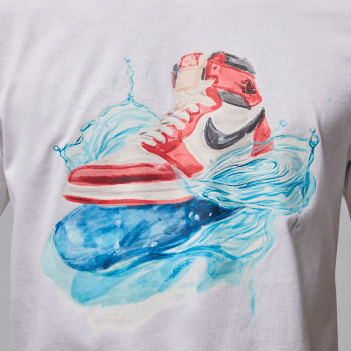 T-shirt Jordan Flight Essentials Aj1 white/black
