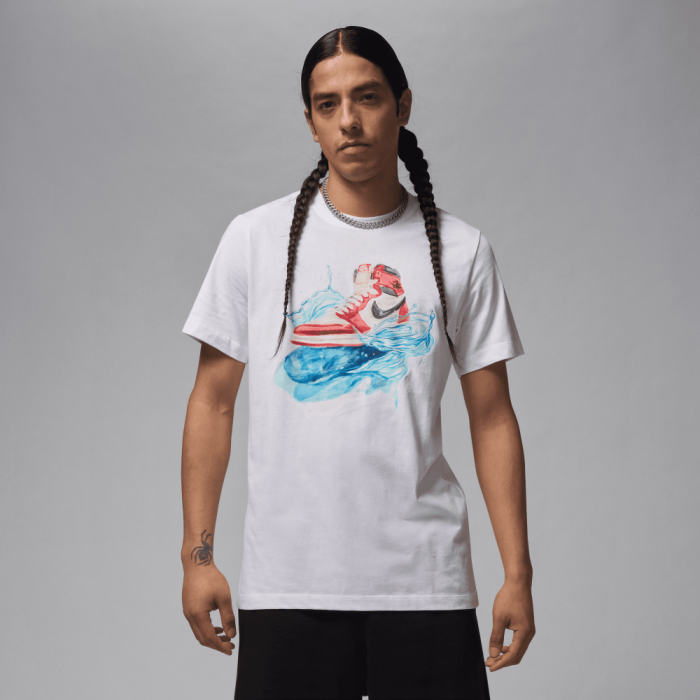 T-shirt Jordan Flight Essentials AJ1 white/black