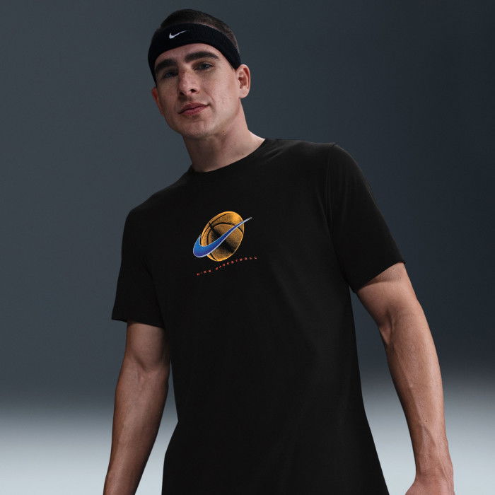 T-shirt de basquetebol Nike preta
