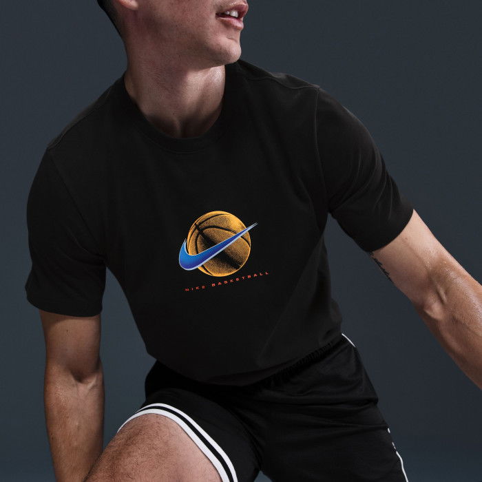 T-shirt de basquetebol Nike preta