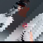 Cor Branco Produto T-shirt Nike Basketball branco rosa