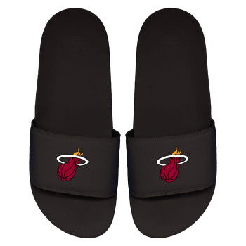 slides ISLIDE NBA Miami Heat Primary Logo Black Motto