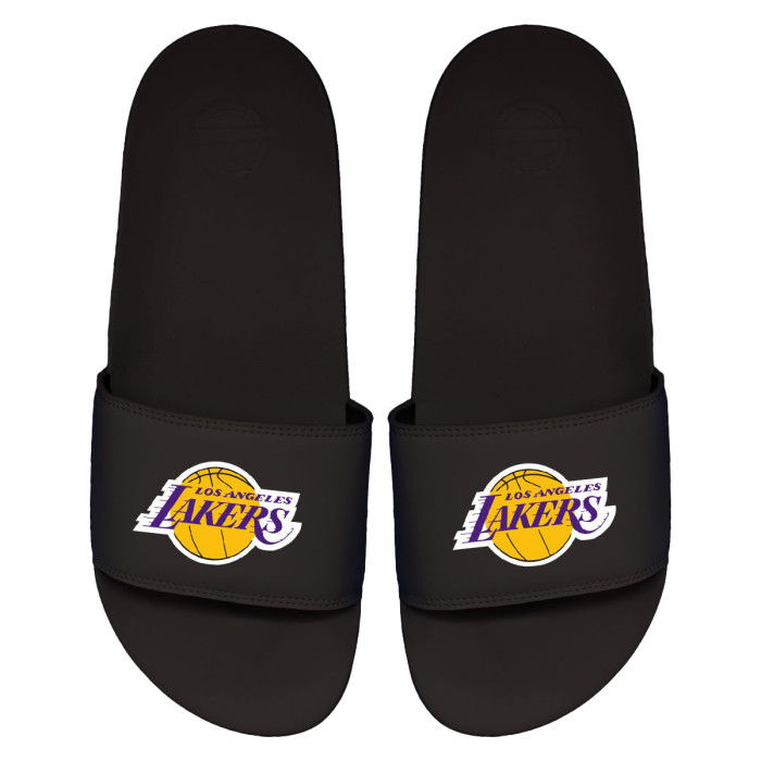 Claquettes ISLIDE NBA Los Angeles Lakers Primary Logo Black Motto