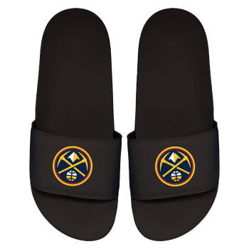 ISLIDE slides NBA Denver Nuggets Primary Logo Black Motto