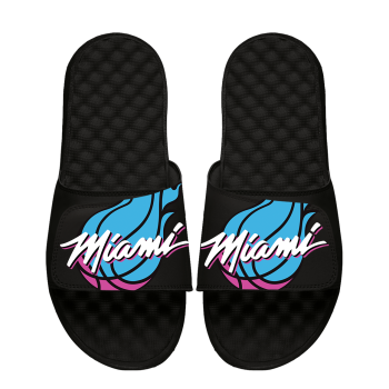 Claquettes ISLIDE NBA Miami Heat Blown Up Logo Black Mantra
