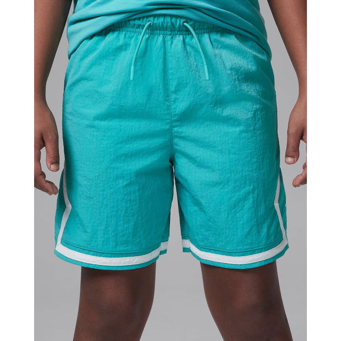 Pantaloncini Jordan Poolside Woven Diamond Washed Teal da bambino 