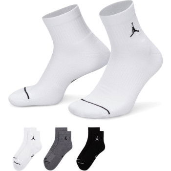 Pack de 3 paires de Chaussettes Jordan Everyday Mid black grey white