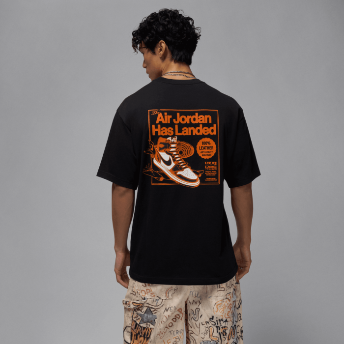 T-shirt Jordan AJ 1 Shattered Backboard Ad black