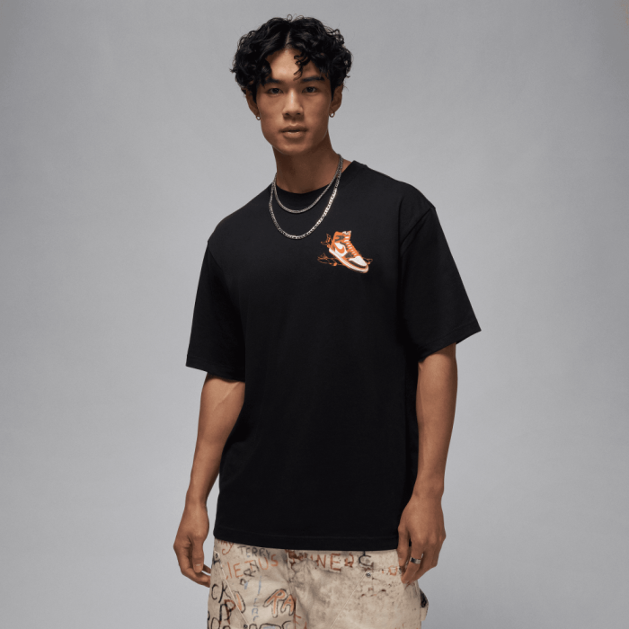 T-shirt Jordan AJ 1 Shattered Backboard Ad black