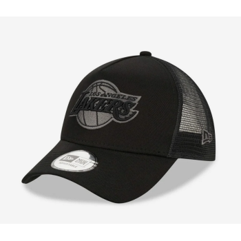 New Era NBA Los Angeles Lakers Team Logo 9Forty A-Frame Trucker Cap 