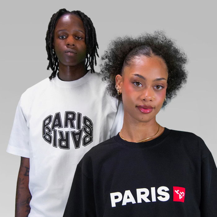 b4b "Paris" T-shirt biały