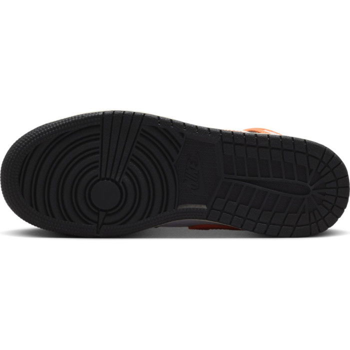 Air Jordan 1 Mid Black Toe Starfish Enfants GS