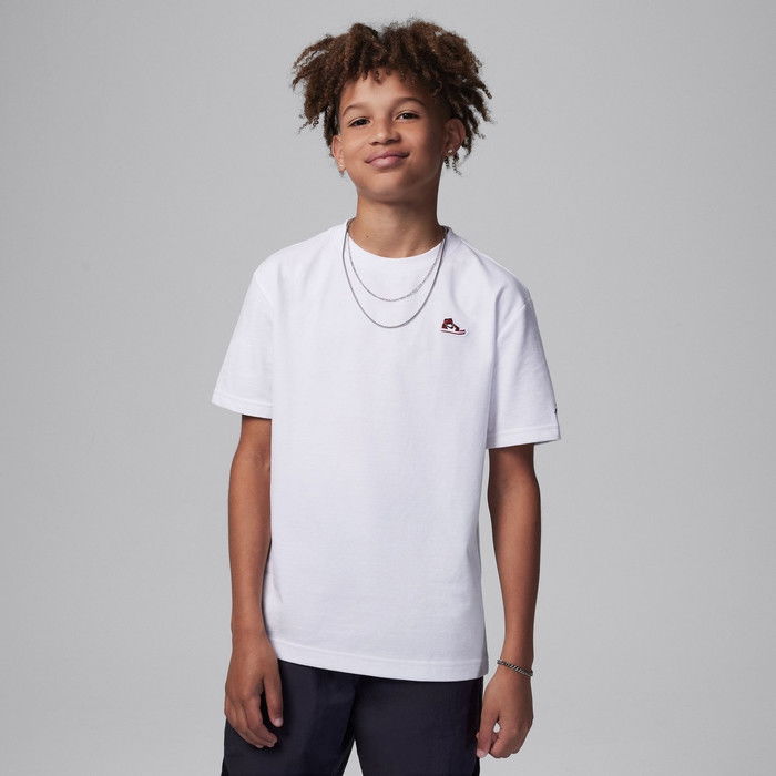 T-shirt Jordan AJ1 Patch S/S Tee Enfants White
