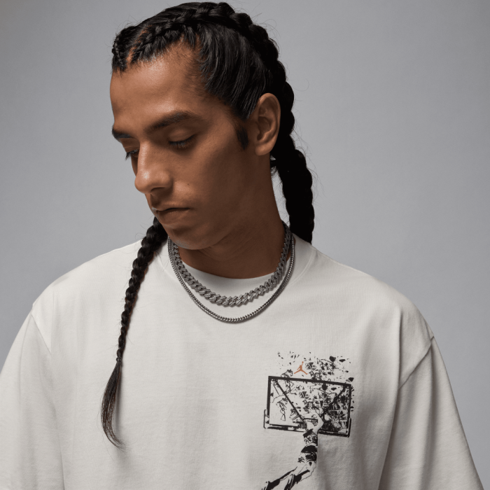 T-shirt Jordan Brooklyn AJ 1 Shattered Backboard Ad sail/off noir