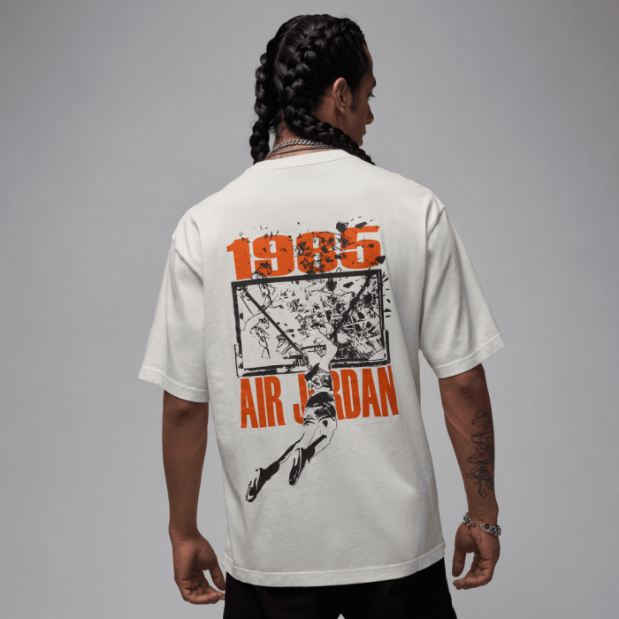 T-shirt Jordan Brooklyn AJ 1 Shattered Backboard Ad sail/off noir