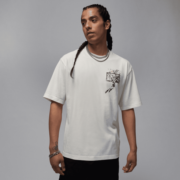 T-shirt Jordan Brooklyn AJ 1 Shattered Backboard Ad sail/off noir