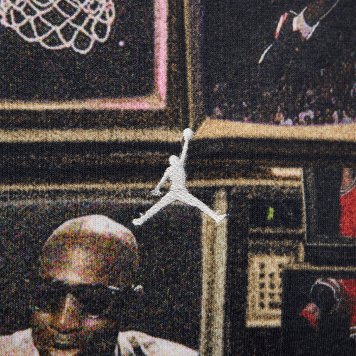 Jordan Brooklyn NBA TV φούτερ με κουκούλα μαύρο/ναυτικό