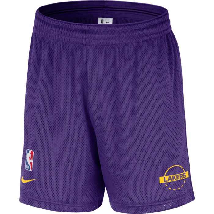Short Nike NBA Los Angeles Lakers Openhole Mesh field purple/amarillo