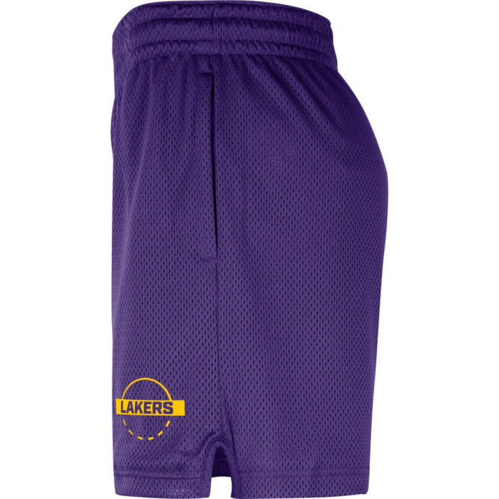 Short Nike NBA Los Angeles Lakers Openhole Mesh field purple/amarillo