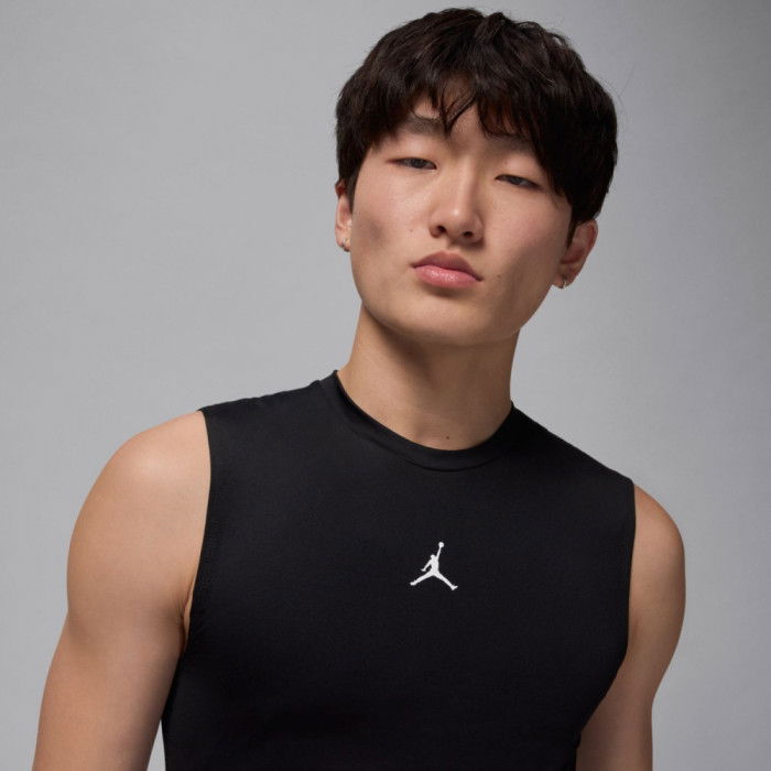 T-shirt compression sans manche Jordan Sport black/white