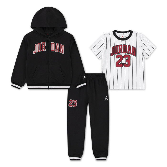 Ensemble Jordan Enfants Tee Pant Sweat Set Black