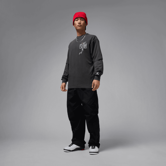 T-shirt Jordan Brooklyn AJ 1 Shattered Backboard off noir/sail