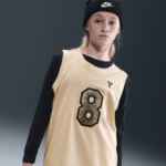 Color Blanc du produit Maillot Nike Kobe Enfants sanddrift/black