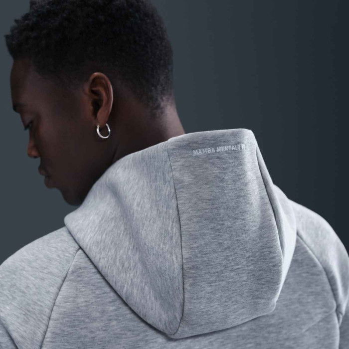 Nike Tech Kobe dark grey heather/white zip-up sweatshirt