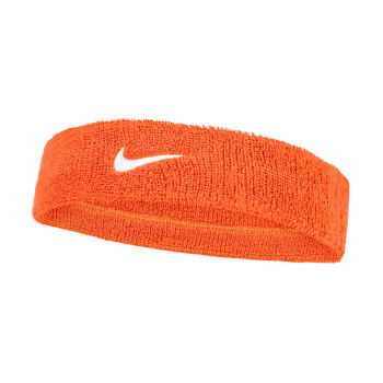 Cinta de Pelo Nike Swoosh Classic Naranja Equipo/Blanco