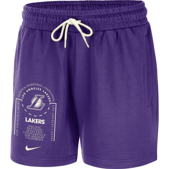 Short Nike NBA Los Angeles Lakers Club Fleece Short Courtside field purple