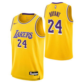 Camiseta NBA Kobe Bryant Los Angeles Lakers Icon Swingman Amarillo para niño