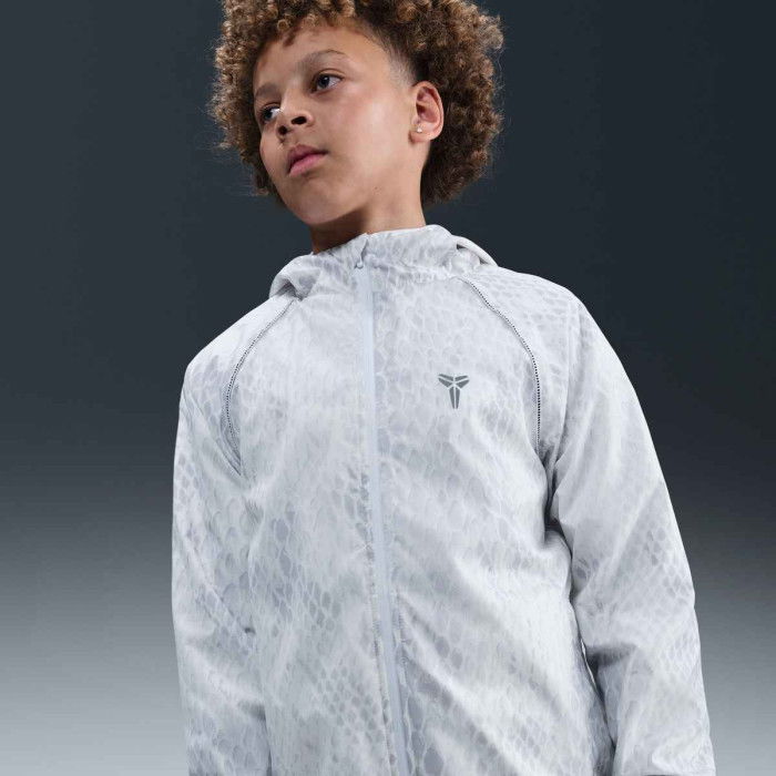 Veste Nike Kobe Woven Enfants white silver