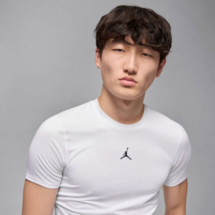 T-shirt compression Manches Courtes Jordan Sport white