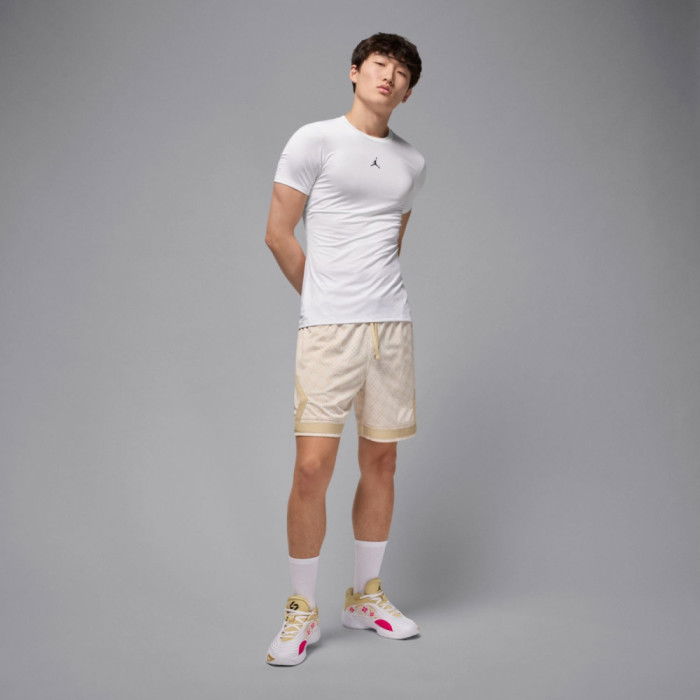 T-shirt compression Manches Courtes Jordan Sport white