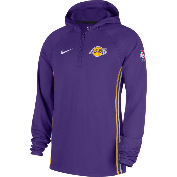 Sweat Nike NBA Demi-Zip Los Angeles Lakers DF Zone Hoody field purple