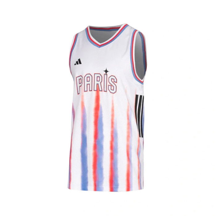 Maillot adidas Paris Basket Away Enfants Blanc