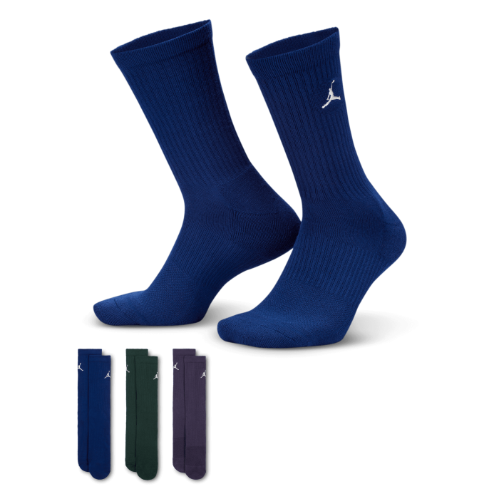 Pack de 3 paires de chaussettes Jordan Everyday Crew multicolor