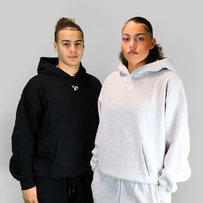 Mikina s kapucí b4b CORE Grey