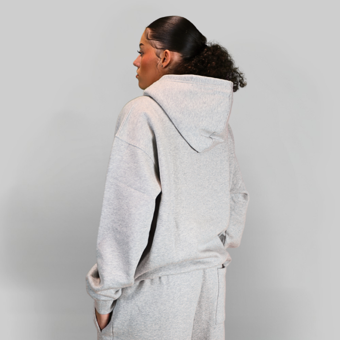 Mikina s kapucí b4b CORE Grey