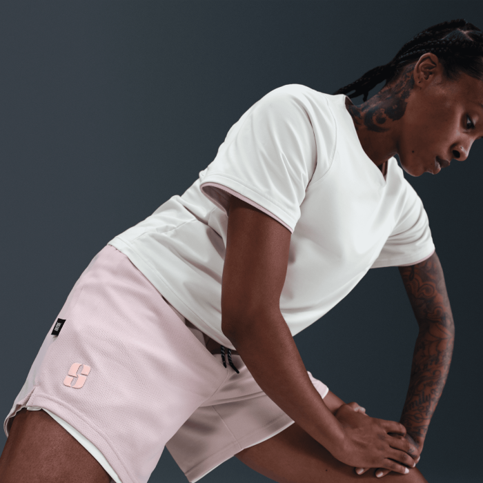 Pantaloni scurți reversibili Nike Sabrina roșu silt roz