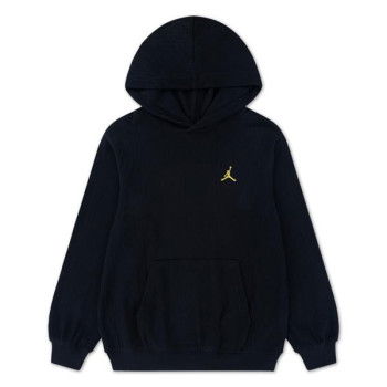 Jordan Holiday Cable Knit Kids Hoodie Black