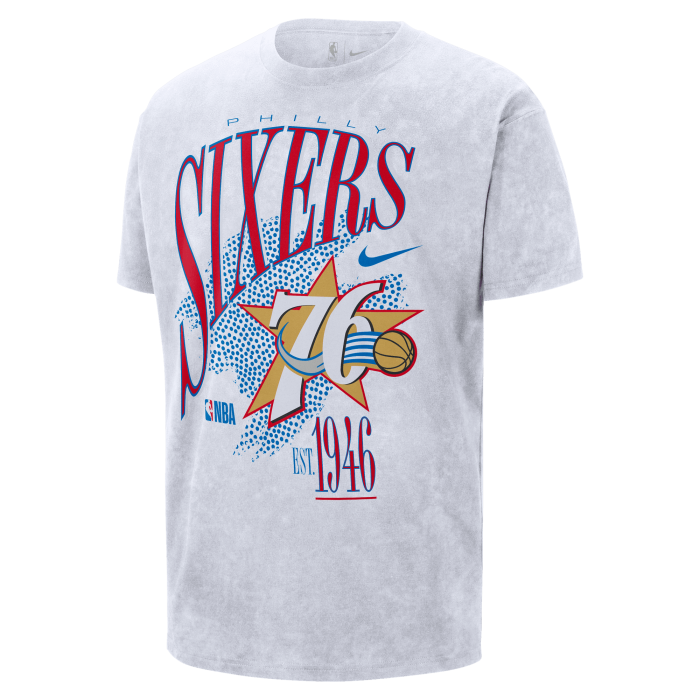 T-shirt NBA Philadelphia Sixers Nike HWC Champs white